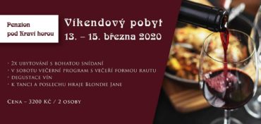 Víkendový pobyt 13.-15.3.2020
